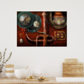 Poster Steampunk - Commandes (Cuisine)