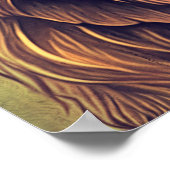 Poster Steampunk Couleur Gradient Lion Rustique (Coin)