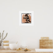Poster Steampunk Dino Boire Café Art (Cuisine)