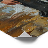 Poster Steampunk Embrace - Amateurs victoriens Aquarelle (Coin)