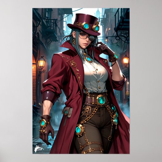 Poster Steampunk Enchantress -Refinement and Power  (Devant)