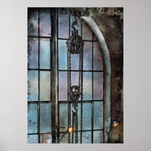 Poster Steampunk - Engrenage - Importance de l'industrie