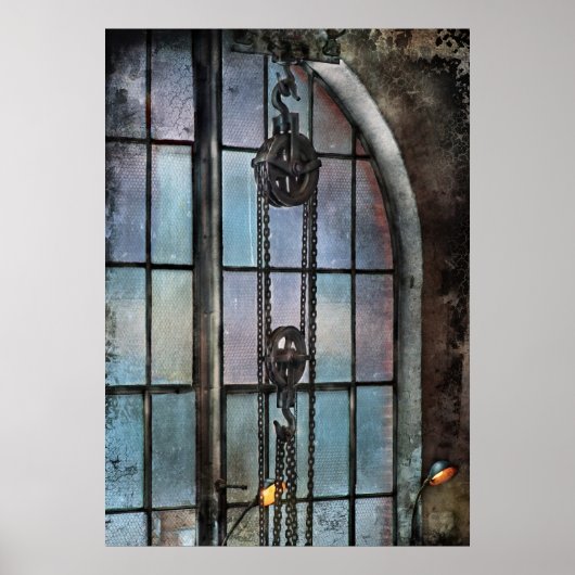 Poster Steampunk - Engrenage - Importance de l'industrie (Devant)