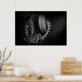 Poster Steampunk - Équipement - Hotte et chaîne (Cuisine)