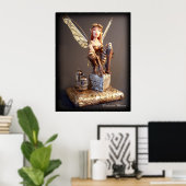 Poster "Steampunk Fairy" (Bureau à domicile)