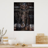 Poster Steampunk - Force industrielle (Cuisine)