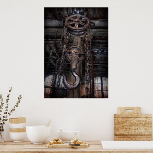 Poster Steampunk - Force industrielle (Cuisine)