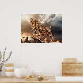 Poster SteamPunk GOLD LEON (Cuisine)