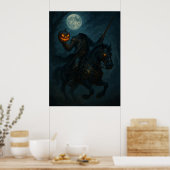 Poster Steampunk Gothic Headless Horseman (Cuisine)
