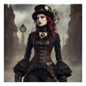 Poster Steampunk gothique (Devant)