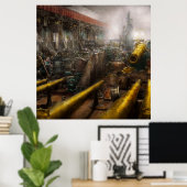 Poster STEAMPUNK - Guerre - Nous sommes prêts (Bureau à domicile)