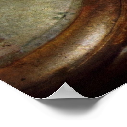 Poster Steampunk - Horloge - Temps porté (Coin)