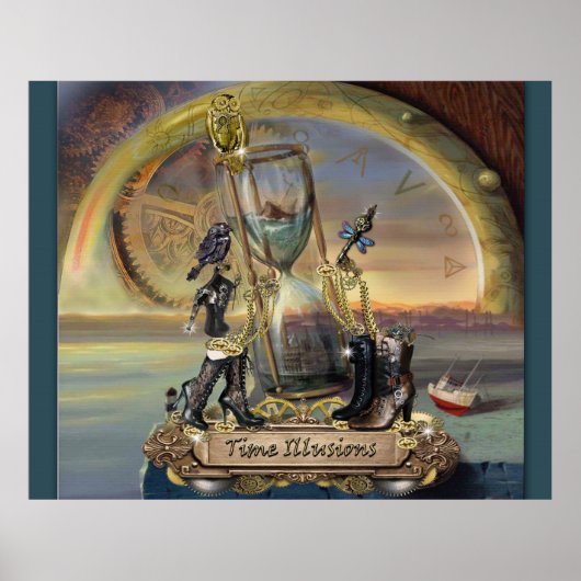 Poster Steampunk - Illusions du temps (Devant)