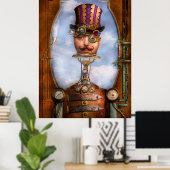 Poster Steampunk - Intégré (Bureau à domicile)
