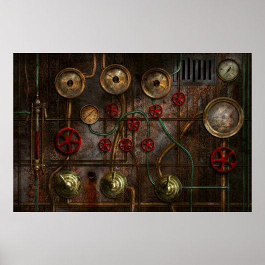 Poster Steampunk - Job jitters (Devant)