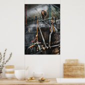 Poster Steampunk - Le moteur à vapeur (Cuisine)