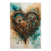 Poster Steampunk Love Valentine (Devant)