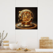 Poster Steampunk, Machine à voyager dans le temps, Temps/ (Cuisine)