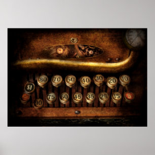 Poster Steampunk - mécanisme de rémunération