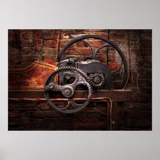 Poster Steampunk - No 10 (Devant)