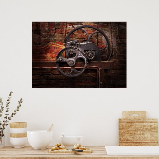 Poster Steampunk - No 10 (Cuisine)