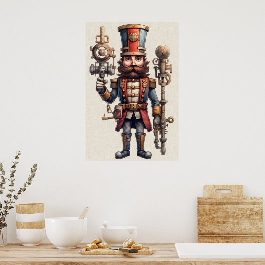 Poster Steampunk Nutcracker (Cuisine)