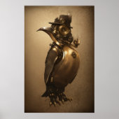 Poster Steampunk Penguin | Print (Devant)