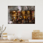 Poster Steampunk - Plomberie - Distition (Cuisine)