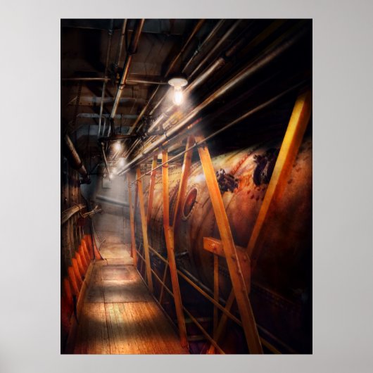 Poster Steampunk - Plomberie - Hall (Devant)