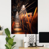 Poster Steampunk - Plomberie - Hall (Bureau à domicile)
