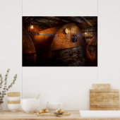 Poster Steampunk - Plomberie - La maison d'un chauffeur (Cuisine)
