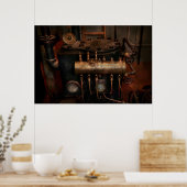 Poster Steampunk - Plomberie - La matrice de valve (Cuisine)
