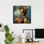 Poster Steampunk Queen Art (Bureau à domicile)