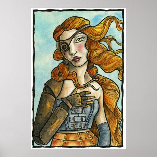 POSTER STEAMPUNK RENCONTRE BOTTICELLI (Devant)