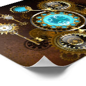 Poster Steampunk Rusty Background (Coin)