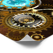 Poster Steampunk Rusty Background (Coin)