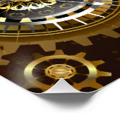 Poster Steampunk Rusty Background (Coin)