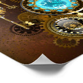 Poster Steampunk Rusty Background (Coin)