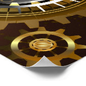 Poster Steampunk Rusty Background (Coin)