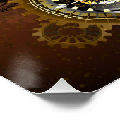 Poster Steampunk Rusty Background (Coin)