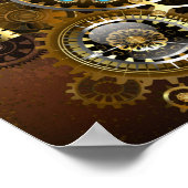 Poster Steampunk Rusty Background (Coin)