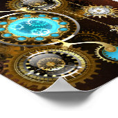 Poster Steampunk Rusty Background (Coin)