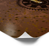 Poster Steampunk Rusty Background (Coin)