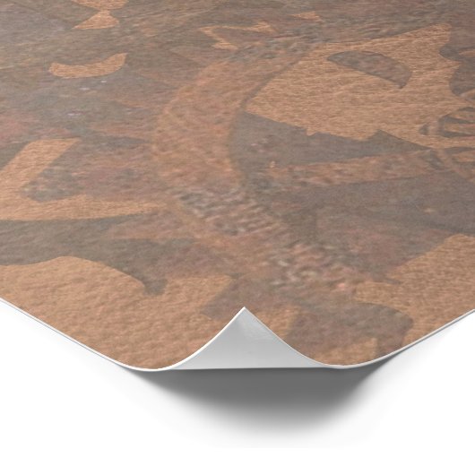 Poster Steampunk Rusty Vintage (Coin)