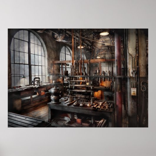 Poster Steampunk - Salle - Studio Steampunk (Devant)