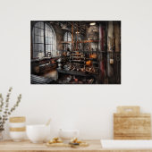 Poster Steampunk - Salle - Studio Steampunk (Cuisine)