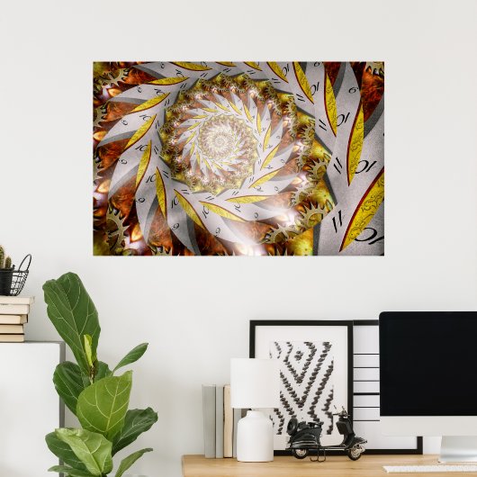 Poster Steampunk - Spiral - Time Iris (Bureau à domicile)