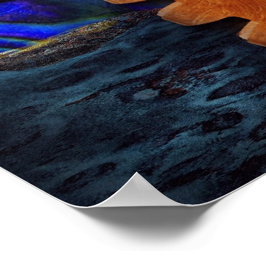 Poster Steampunk - Starry night (Coin)