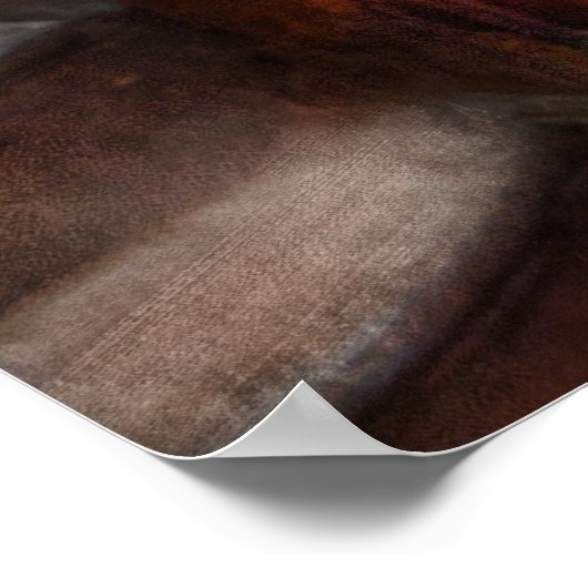 Poster Steampunk - The semi-private study (Coin)