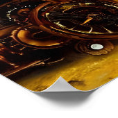 Poster Steampunk Time Machine dans les Alpes suisses Imag (Coin)